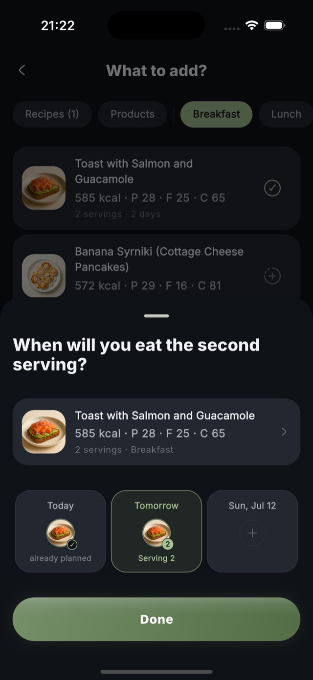 Zru and Hudnu asking when you will eat the second serving of a recipe